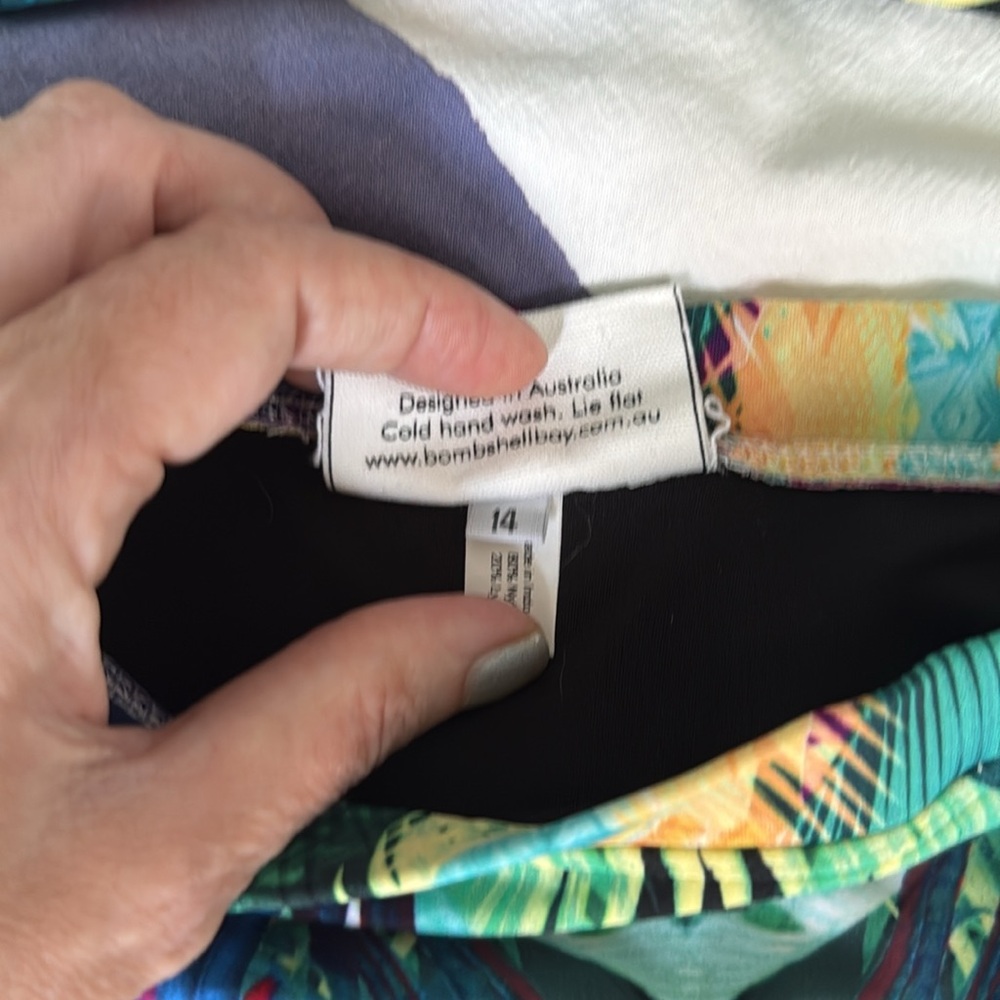 Tropical Print Bikini Set - image 3